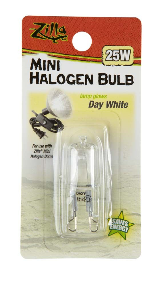 Zilla Mini Halogen Bulbs Day White 25 Watts