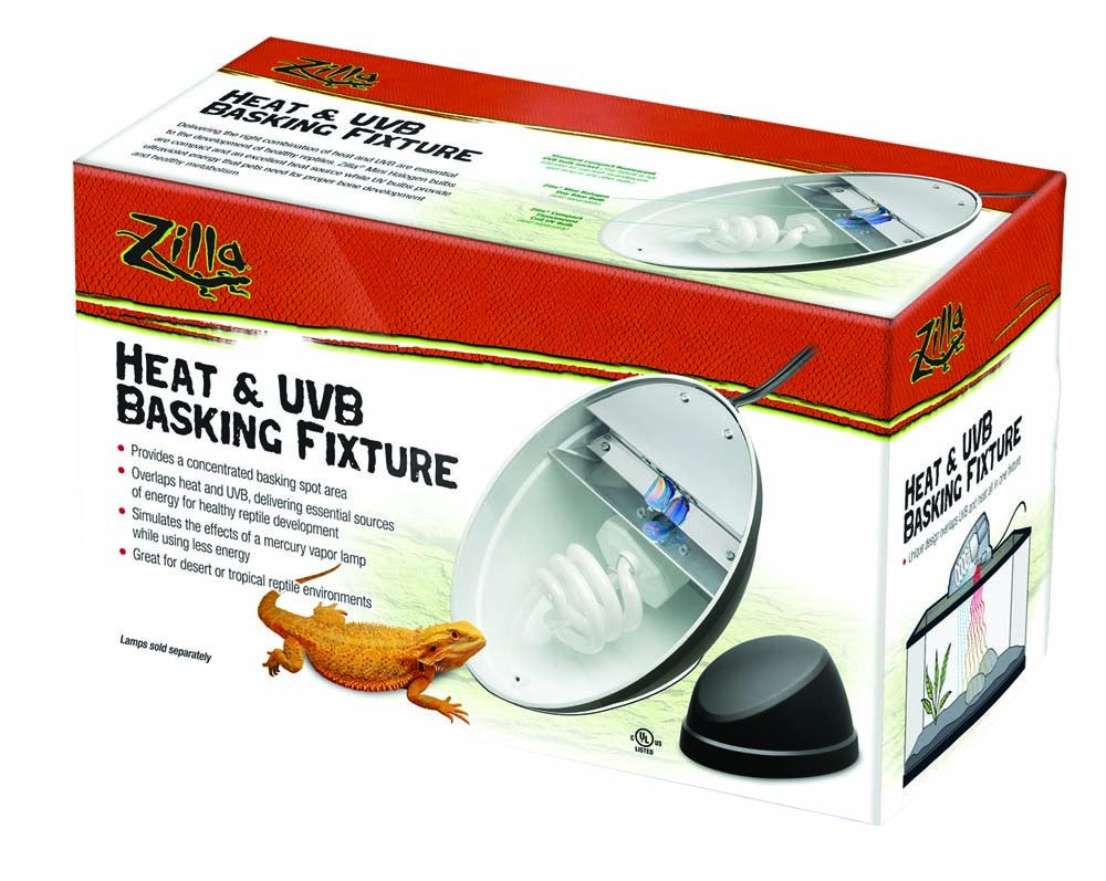 Zilla Heat & UVB Basking Fixture Small