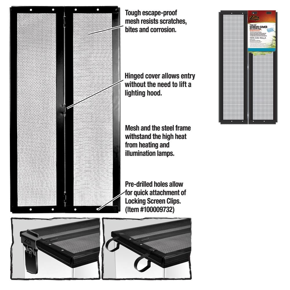 Zilla Screen Covers with Center Hinge 20 x 10