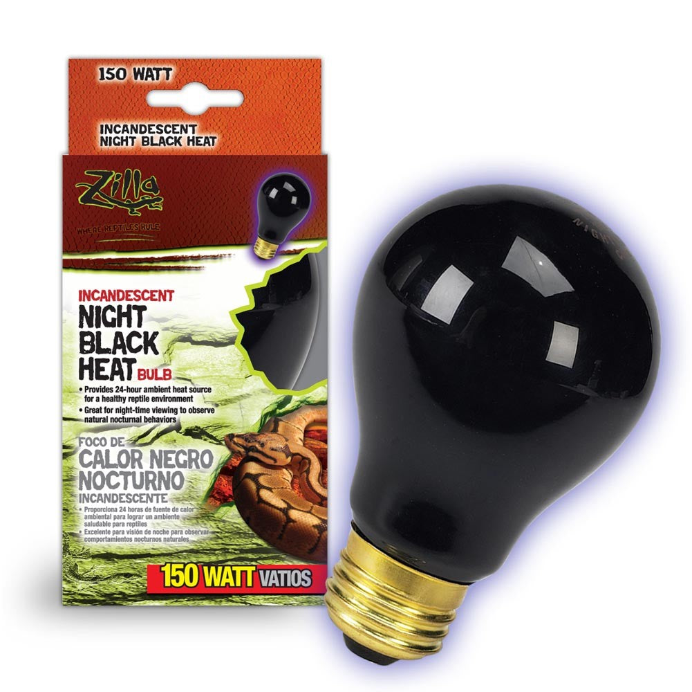 Zilla Incandescent Bulbs Night Black 150 Watts