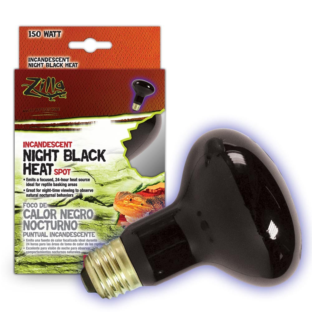 Zilla Incandescent Spot Bulbs Night Black 150 Watts