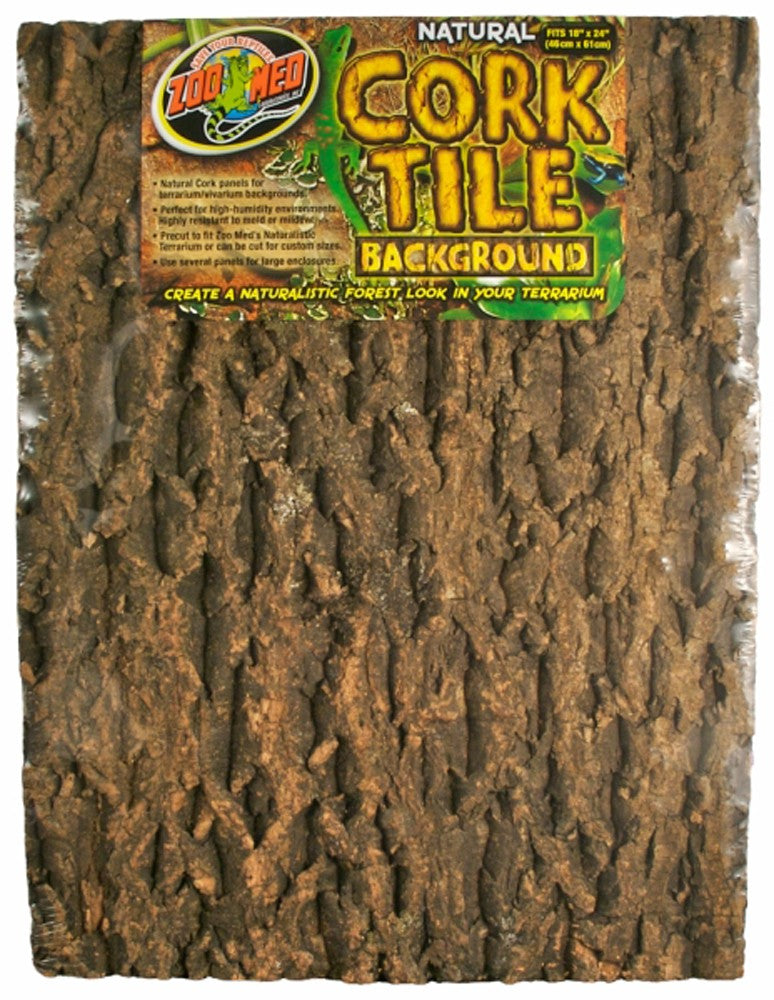 Zoo Med Natural Cork Tile Background Brown 18 Inches X 24 Inches, Extra-Large