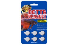 Zoo Med Betta Banquet 7 Day Release Fish Feeding Block 0.3 oz