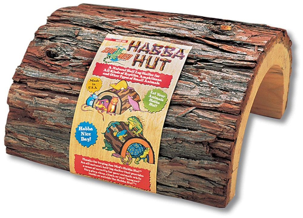 Zoo Med Habba Hut Terrarium Hideaway Brown Small