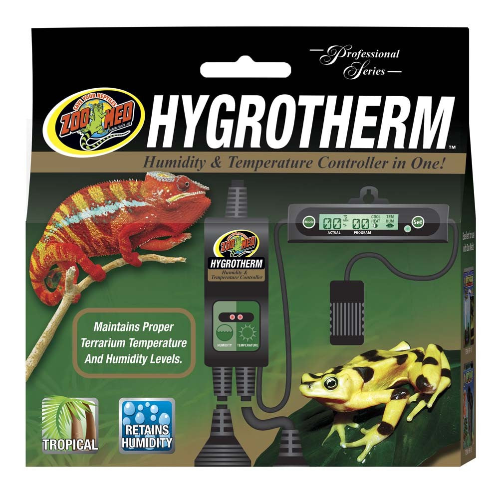 Zoo Med Hygrotherm Thermostat and Humidistat 2 In 1