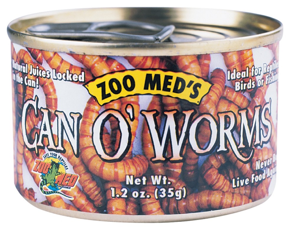 Zoo Med Can O' Worms Reptile Wet Food 1.2 oz