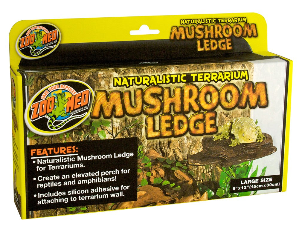 Zoo Med Mushroom Ledge Elevated Perch Brown Large