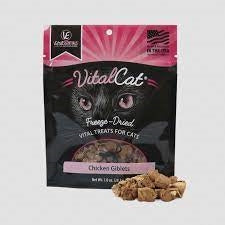 Vital Essentials Cat Freeze Dried Treat Chicken Giblet 1Oz