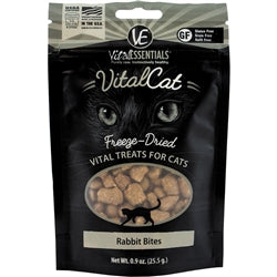 Vital Essential Cat Freeze Dried Treat Rabbit Bites .9Oz