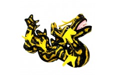 VIP Tuffy Durable Dog Toy Dragon Yellow 4 In X 21 In X 13 In