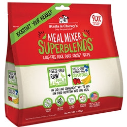 Stella and Chewys Dog Freeze-Dried Superblends Mixer Duck 3.25Oz