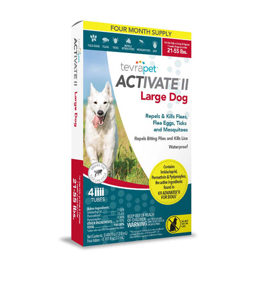 Vetality Activate II Flea & Tick For Dogs 0.404 fl. oz 4 Count