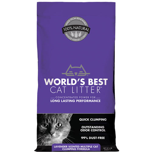 World Best Cat Multi Cat Lavender 8Lb