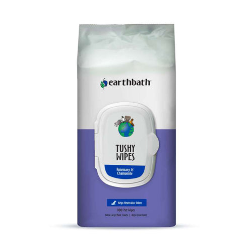 Earthbath Tushy Wipes, Rosemary Chamomile 1ea/72 ct
