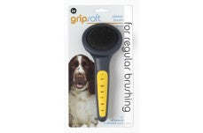 JW Pet Slicker Brush Grey, Yellow Small