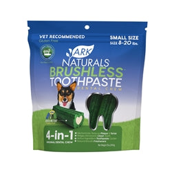 Ark Naturals Breath-Less Brushless Toothpaste Small Dog Chews, 12-Oz Bag