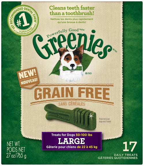Greenies Grain-Free Dog Dental Treat 27 oz 17 Count Large