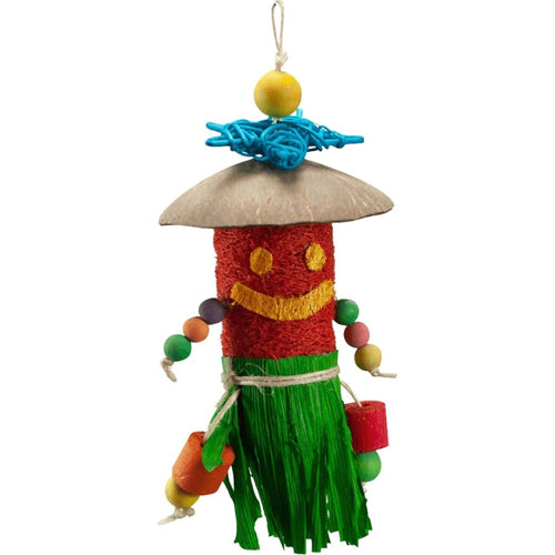 A E Cages Nibbles Tiki Man Small Animal Toy 1ea/One Size