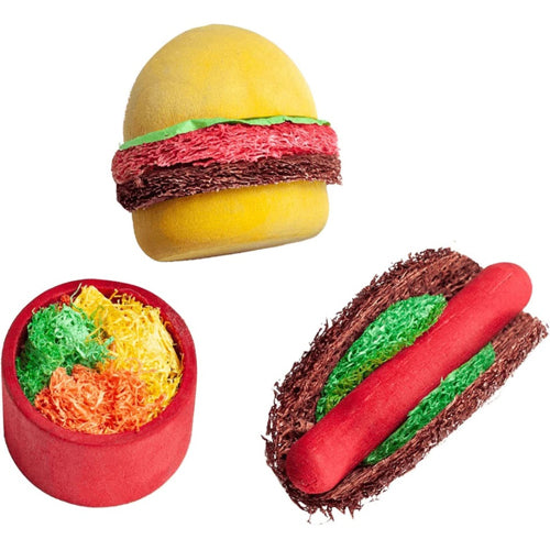 A E Cages Nibbles Summer Cookout Wood Loofah Small Animal Chews 1ea/One Size