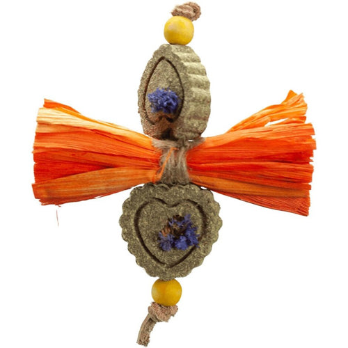 A E Cages Nibbles Butterfly Bloom Hay Small Animal Chews 1ea/One Size