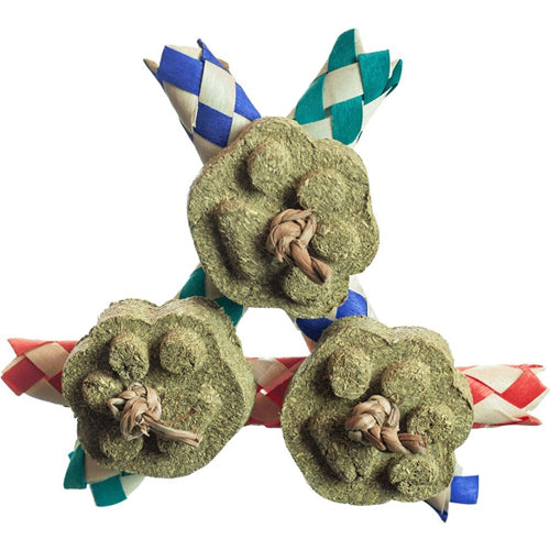 A E Cages Nibbles Finger Trap Hay Small Animal Chews 1ea/One Size