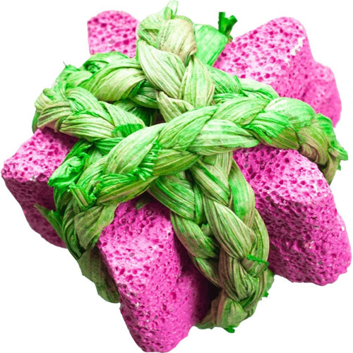 A E Cages Nibbles Star Rope Pumice Small Animal Chew 1ea/One Size