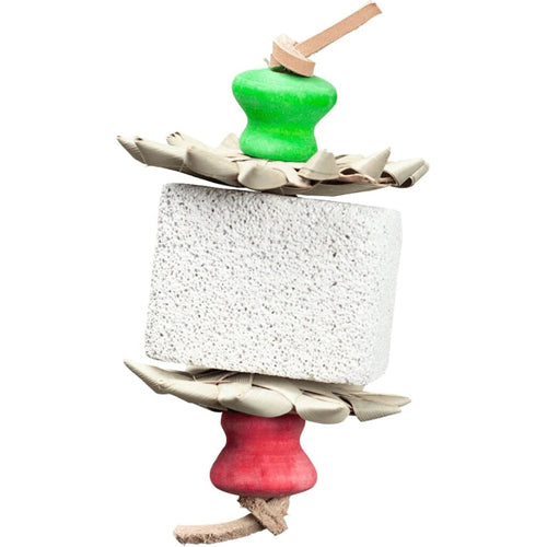 A E Cages Nibbles Marshmallow Pumice Animal Chew 1ea/LG