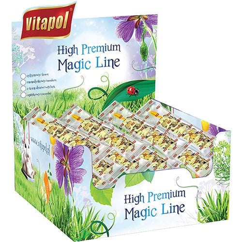 A E Cages Vitapol Magic Line Lemon Smakers for Small Animals Display 12ea