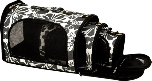 A E Cages Happy Beaks The Excursion Small Animal Pet Carrier Black, 1ea/MD