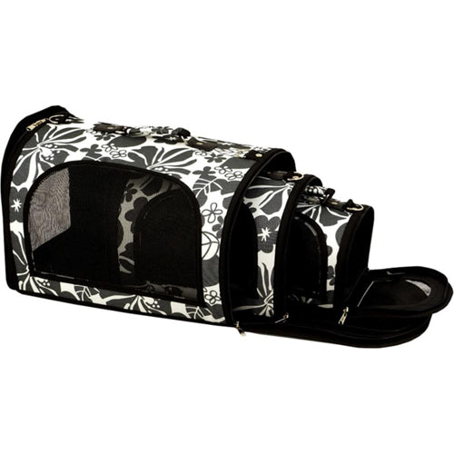 A E Cages Happy Beaks The Excursion Small Animal Pet Carrier Black, 1ea/LG