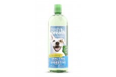 Tropiclean Fresh Breath Oral Care Water Additive Plus Digestive Support For Dogs 33.8 Fl Oz