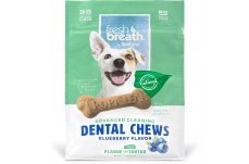 Tropiclean Fresh Breath Blueberry Flavored Dental Chews For Dogs 11 Oz, 20 Ct, Small