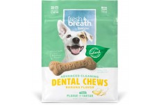 Tropiclean Dental Chew Banana Dog Treat 5-25Lbs Small 20Ct
