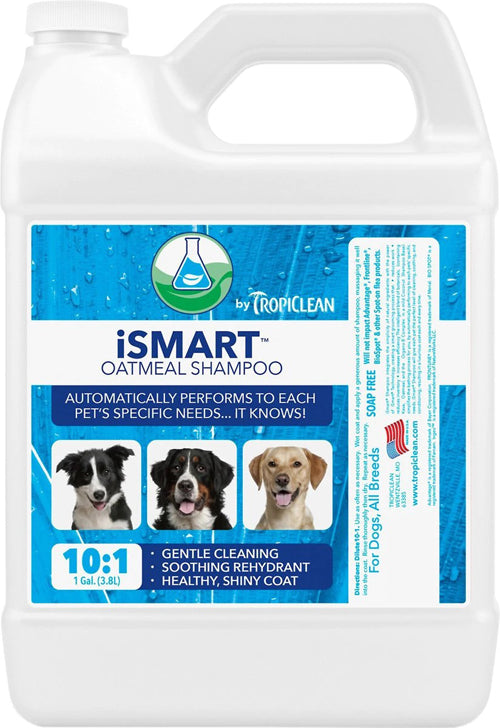 TropiClean iSmart Shampoo for Pets, 1 gal