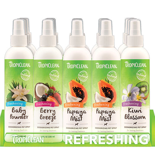 Tropiclean Dog Cologne Display 15Pc