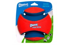 Chuckit! Kick Fetch Ball Dog Toy Blue, Orange Small