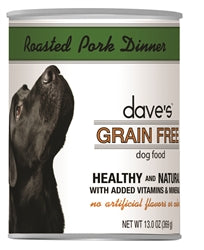 Daves Grain Free, Roasted Pork Dinner 13.2Oz (Case Of 12)