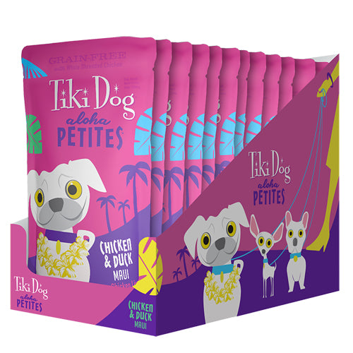 Tiki Pets Dog Aloha Maui Chicken Duck 3.5 Oz.(Case Of 24)