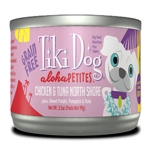 Tiki Pets Dog Aloha North Shore Chicken Tuna 3.5 Oz. Pouch(Case Of 12)