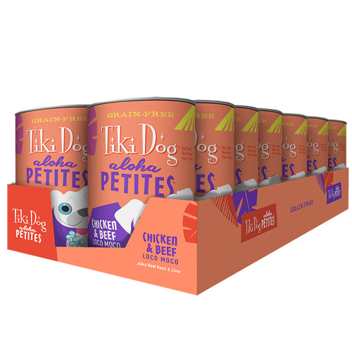 Tiki Pets Dog Aloha Loco Chicken Beef 9 Oz.(Case Of 12)