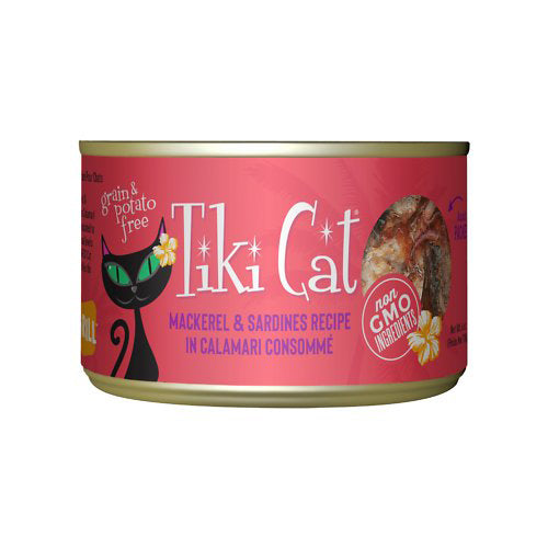Tiki Pets Cat Makaha Grill Mackerel and Sardine 6Oz (Case Of 8)