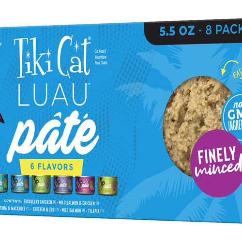 Tiki Pet Cat Luau Pate 5.5Oz Vty Pk Tiki Pets 8Pk / 8 Pak (8 case)