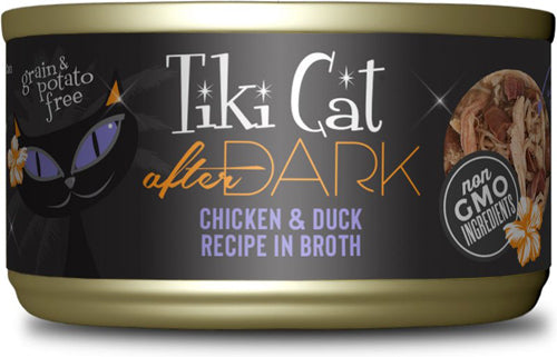 Tiki Pets Cat After Dark Chicken Duck 2.8 Oz.(Case Of 12)