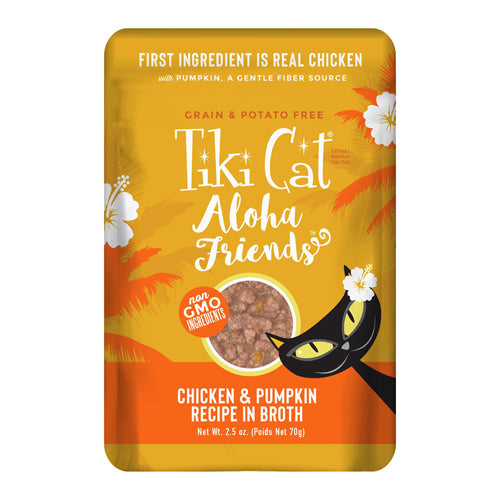 Tiki Pets Cat Aloha Chicken Pumpkin 2.5 Oz.(Case Of 12)