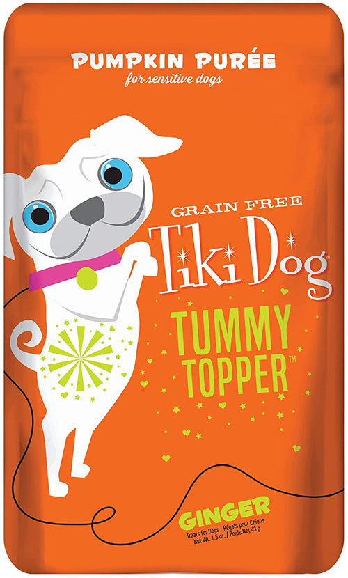 Tiki Pets Dog Tummy Topper Pumpkin and Ginger 1.5Oz (Case Of 12)
