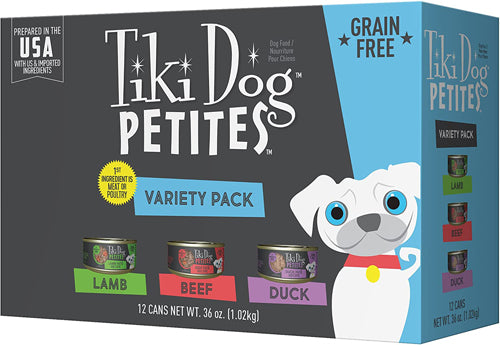 Tiki Pets Dog Petite Pate Lamb 3Oz (Case Of 12)