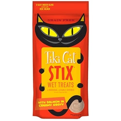 TIKI PETS CAT STIX MOUSSE SALMON 3oz