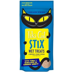 TIKI PETS CAT STIX MOUSSE TUNA & SCALLOPS 3oz