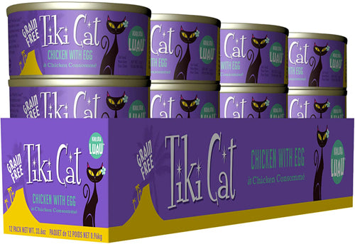 Tiki Pets Cat Koolina Luau Chicken & Egg 10oz. (Case Of 4)