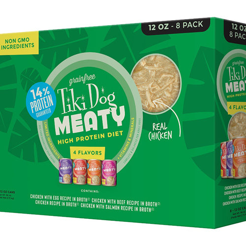 Tiki Pet Dog Mty 12Oz Vty Pk Tiki Pets 8Pk (8 case)